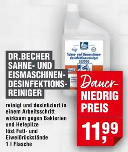 Handelshof DR.BECHER SAHNE- UND EISMASCHINEN- DESINFEKTIONSREINIGER Angebot