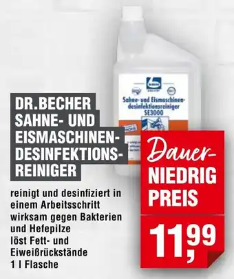 Handelshof DR.BECHER SAHNE- UND EISMASCHINEN- DESINFEKTIONSREINIGER Angebot