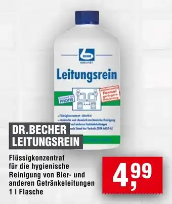 Handelshof DR.BECHER Leitungsrein Angebot