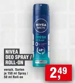 Handelshof NIVEA DEO SPRAY / ROLL-ON Angebot