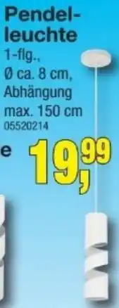 Möbelfundgrube Pendelleuchte Angebot