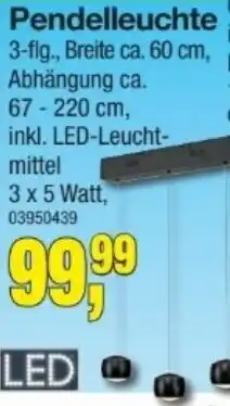 Möbelfundgrube Pendelleuchte Angebot