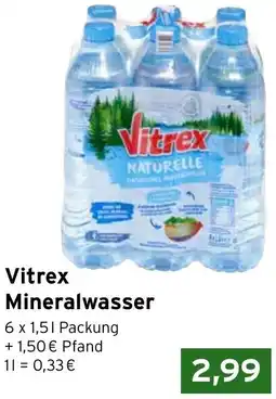 CAP Markt Vitrex Mineralwasser Angebot