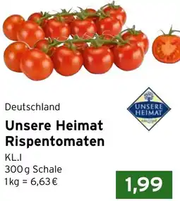 CAP Markt Unsere Heimat Rispentomaten Angebot