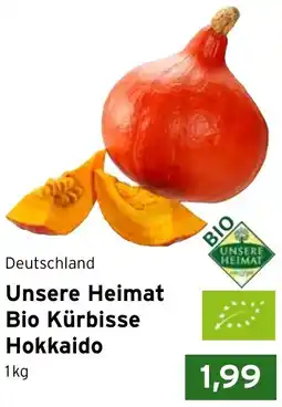 CAP Markt Unsere Heimat Bio Kürbisse Hokkaido Angebot