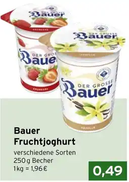CAP Markt Bauer Fruchtjoghurt Angebot
