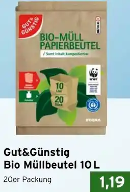 CAP Markt Gut&Günstig Bio Müllbeutel 10 L Angebot