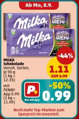 PENNY MILKA Schokolade Angebot