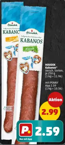 PENNY HOUDEK Kabanos Angebot
