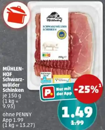 PENNY MÜHLENHOF Schwarzwälder Schinken Angebot