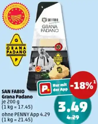 PENNY SAN FABIO Grana Padano Angebot