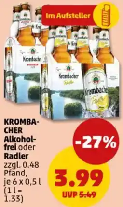 PENNY KROMBACHER Alkoholfrei oder Radler Angebot