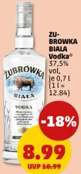 PENNY ZUBROWKA BIALA Vodka Angebot