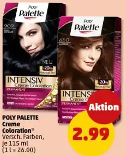 PENNY POLY PALETTE Creme Coloration Angebot