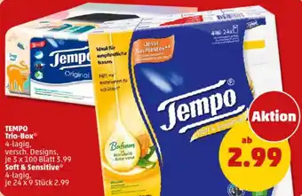 PENNY Tempo Trio Box oder Soft & Sensitive Angebot