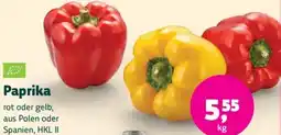 Biomarkt Paprika Angebot
