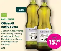 Biomarkt BIO PLANÈTE Olivenöl nativ extra Angebot