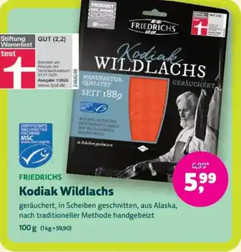 Biomarkt FRIEDRICHS Kodiak Wildlachs Angebot
