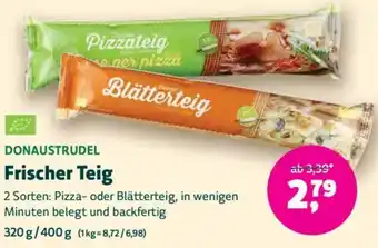 Biomarkt DONAUSTRUDEL Frischer Teig Angebot