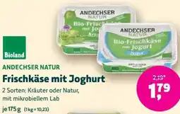 Biomarkt ANDECHSER NATUR Frischkäse mit Joghurt Angebot