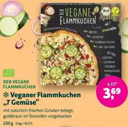 Biomarkt DER VEGANE FLAMMKUCHEN Veganer Flammkuchen ,,7 Gemüse" Angebot