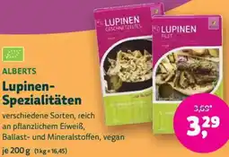 Biomarkt ALBERTS Lupinen Spezialitäten Angebot