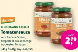 Biomarkt demeter BIO ORGANICA ITALIA Tomatensauce Angebot