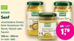 Biomarkt BYODO Senf Angebot