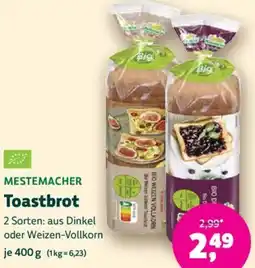 Biomarkt MESTEMACHER Toastbrot Angebot
