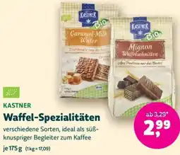 Biomarkt KASTNER Waffel-Spezialitäten Angebot