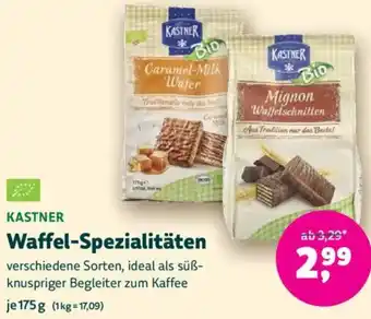 Biomarkt KASTNER Waffel-Spezialitäten Angebot