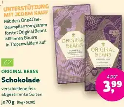 Biomarkt ORIGINAL BEANS Schokolade Angebot