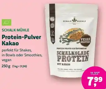 Biomarkt SCHALK MÜHLE Protein-Pulver Kakao Angebot