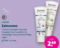 Biomarkt LAVERA Zahncreme Angebot