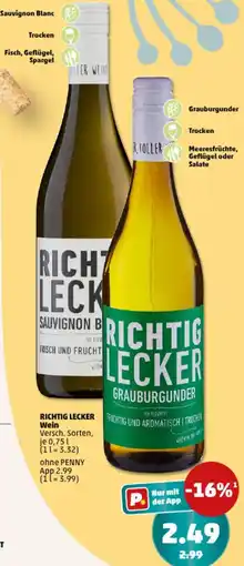 PENNY RICHTIG LECKER Wein Angebot