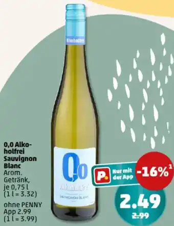 PENNY 0,0 Alkoholfrei Sauvignon Blanc Angebot