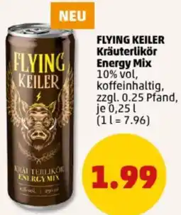 PENNY FLYING KEILER Kräuterlikör Energy Mix Angebot