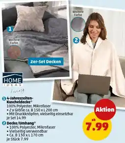 PENNY HOME IDEAS Living 4-Jahreszeiten Kuscheldecke Angebot