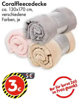TEDi Coralfleecedecke Angebot