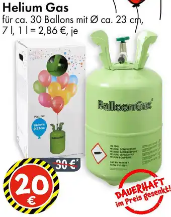TEDi Helium Gas Angebot