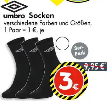 TEDi umbro Socken Angebot