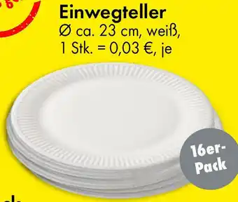 TEDi Einwegteller Angebot