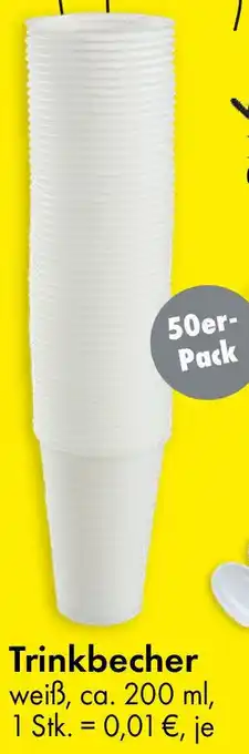 TEDi Trinkbecher Angebot