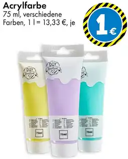 TEDi Acrylfarbe Angebot