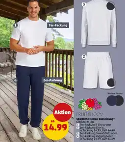PENNY FRUIT OF THE LOOM Sportliche Herren-Bekleidung Angebot
