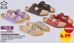 PENNY TRUE style Tieffußbett-Pantoletten Angebot