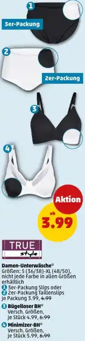 PENNY TRUE style Damen-Unterwäsche Angebot