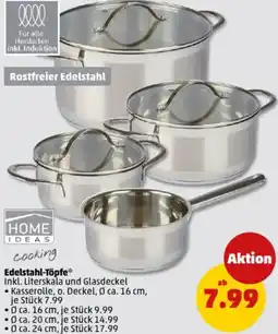 PENNY HOME IDEAS Cooking Edelstahl-Töpfe Angebot
