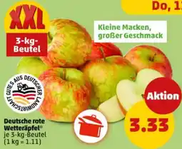 PENNY Deutsche rote Wetteräpfel Angebot