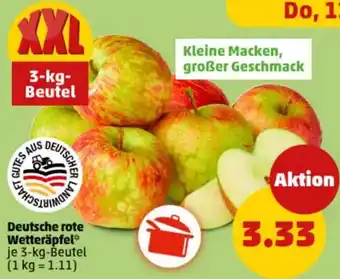 PENNY Deutsche rote Wetteräpfel Angebot